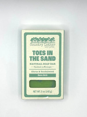 Toes in the Sand Soap set of 30 bars WHOLESALE by Country Lather Soap Works, natural skincare detail photo 3