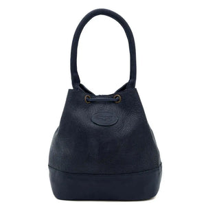 Tooled Leather Bucket Bag by Mission Mercantile Leather Goods, handmade leather goods detail photo 6