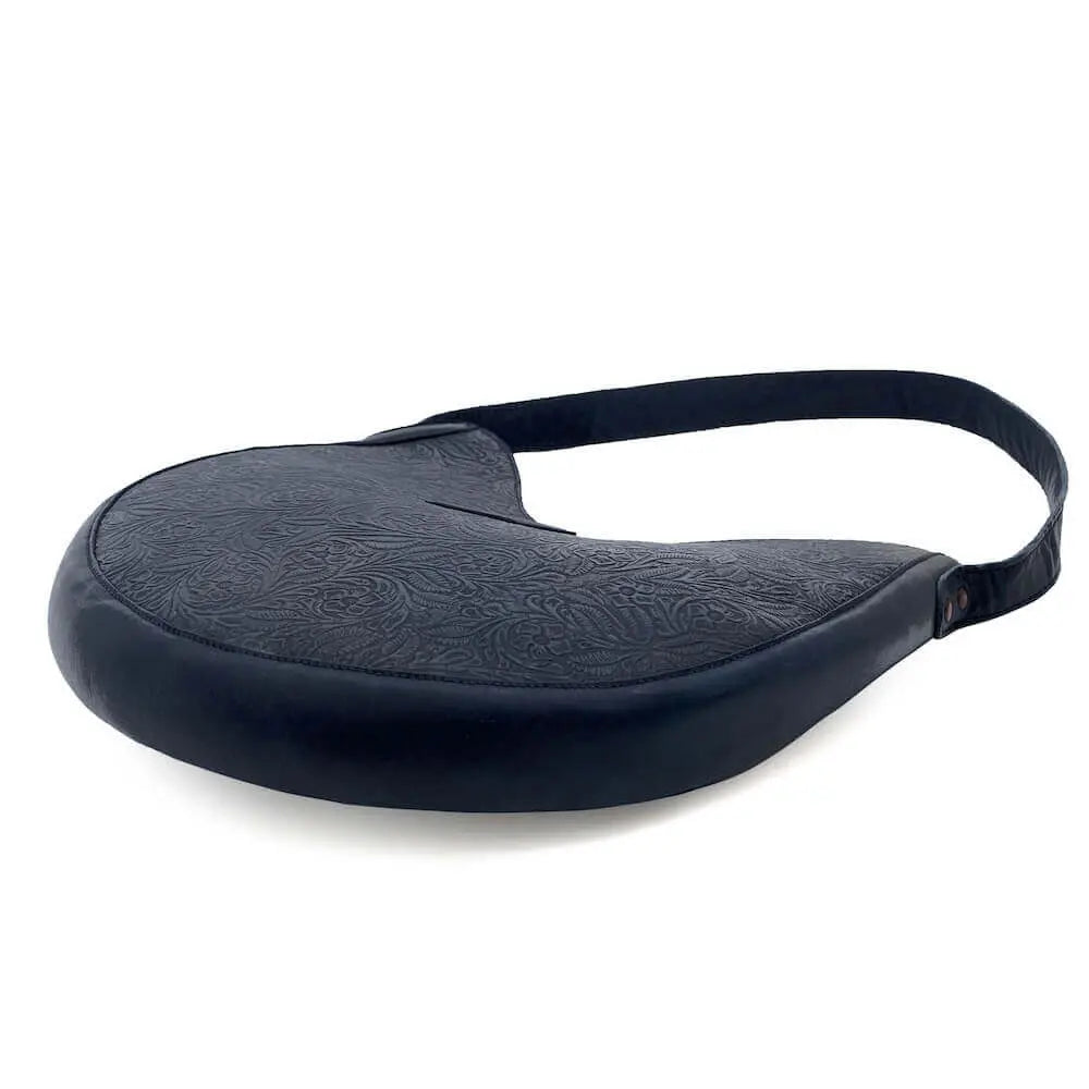 Tooled Leather Hobo Bag Mission Mercantile Leather Goods
