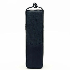 Tooled Leather Single Bottle Wine Carrier by Mission Mercantile Leather Goods, handmade leather goods detail photo 8