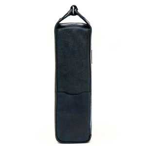 Tooled Leather Two Bottle Wine Carrier by Mission Mercantile Leather Goods, handmade leather goods detail photo 8