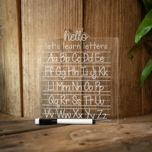 ABCs Trace and Erase Learning Board by Still Magnolia, pet accessory detail photo 3