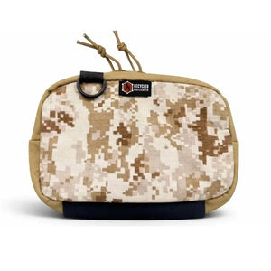 Fanny pack with digital desert camouflage pattern and Recycled Firefighter logo.