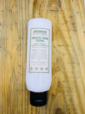 Trailer Park Tropic Body Wash by Country Lather Soap Works, natural skincare detail photo 2