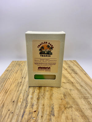 Trailer Park Tropic Soap Bar by Country Lather Soap Works, natural skincare detail photo 2