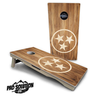 Tristar Cornhole Boards - Pro Solution Lite Series by Cornhole Solutions, custom cornhole board detail photo 2