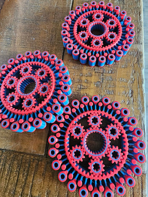 Turbo Gear Ring Fidget – Rotating Wearable Spinner | ADHD Anxiety Relief Finger Toy by The Tween Space, handmade jewelry main product photo