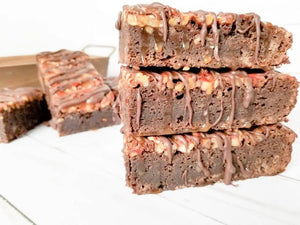 Turtle Brownies by Let's Get Baked Artisan Desserts, graphic tee detail photo 3