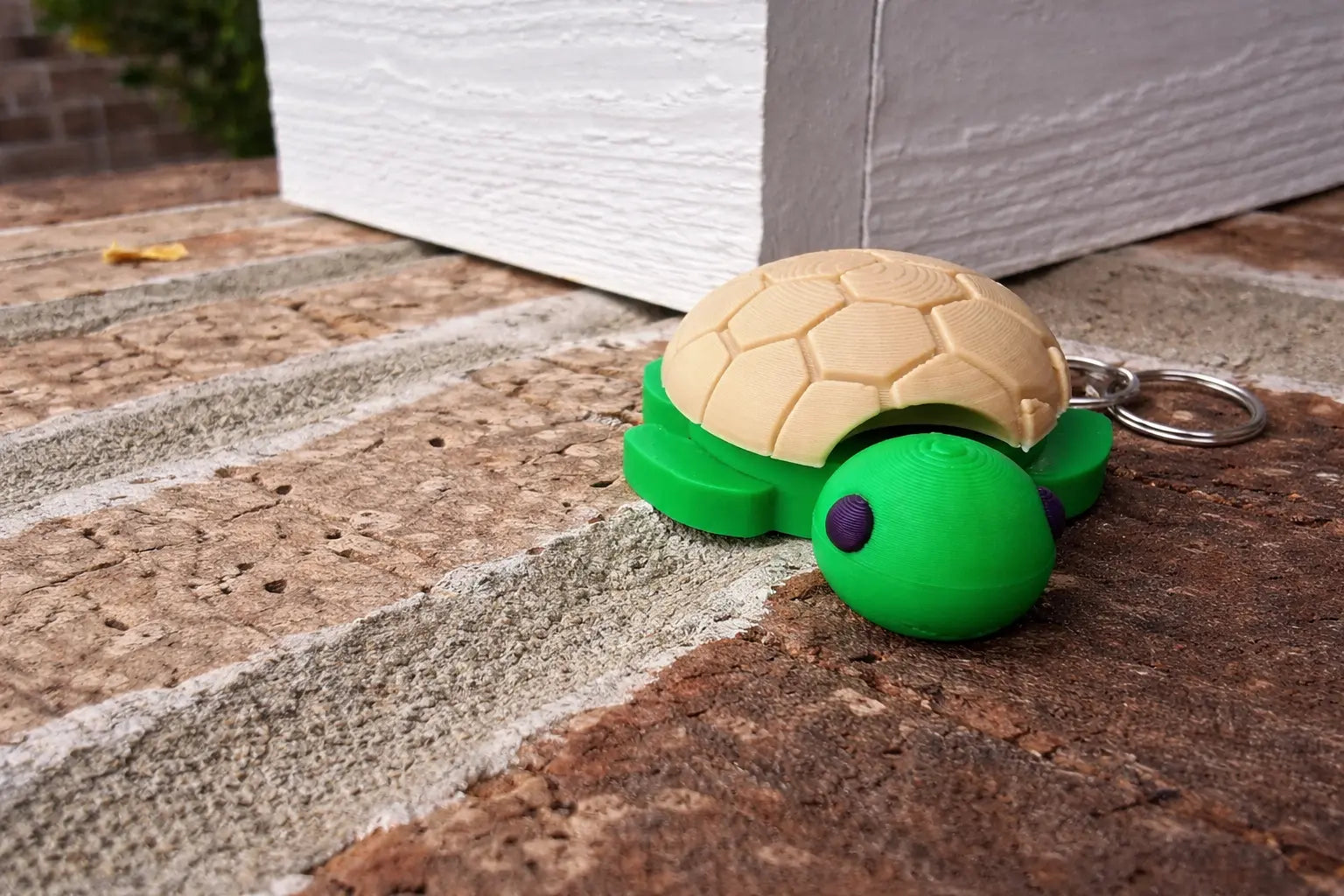 Turtle Fidget Clicker Keychain – Sensory Focus Toy by The Tween Space, 3D printed gift detail photo 2
