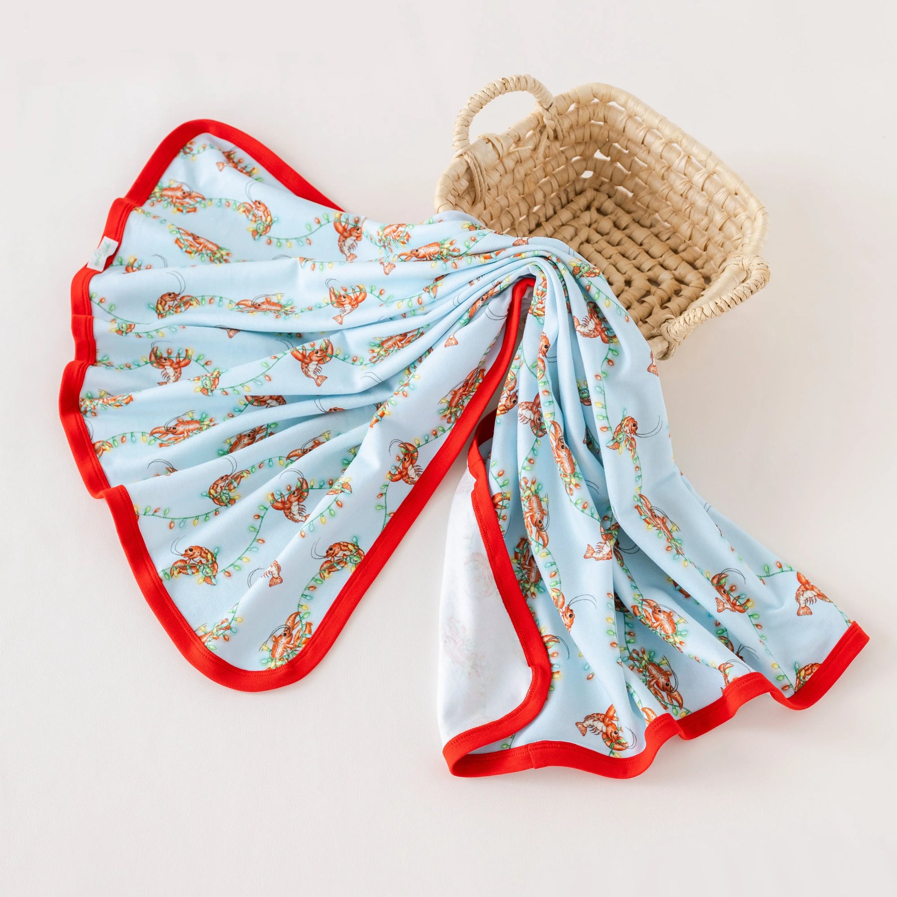 Twinkling Tails Organic Cotton Baby Blanket by Nola Tawk, children's boutique clothing main product photo