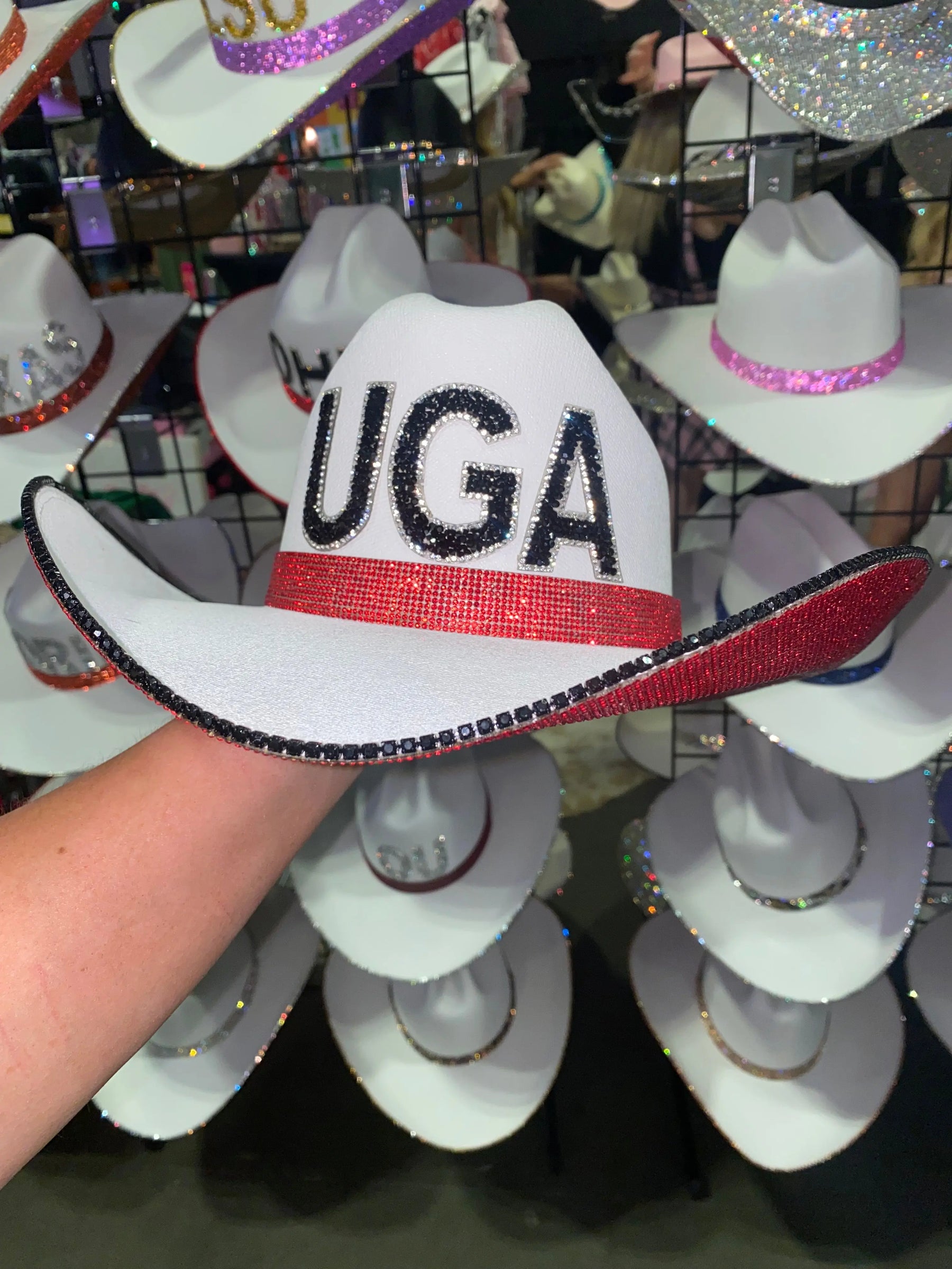 UGA Hat by Rhinestone Cowgirl, Southern lifestyle apparel detail photo 3