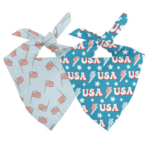 USA Dog Bandana Dog Bandana Co.
