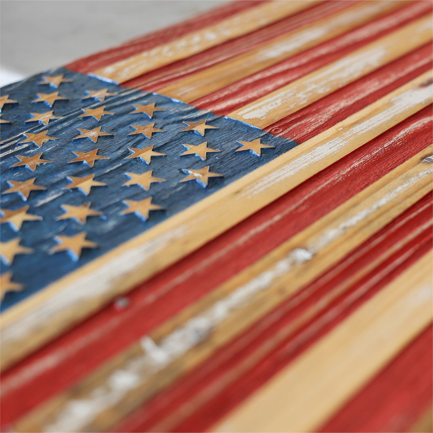 USA Pallet Wood Flags by Dennehey Design Co., Southern home decor detail photo 7