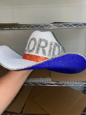 University of Florida Hat by Rhinestone Cowgirl, Southern lifestyle apparel detail photo 3