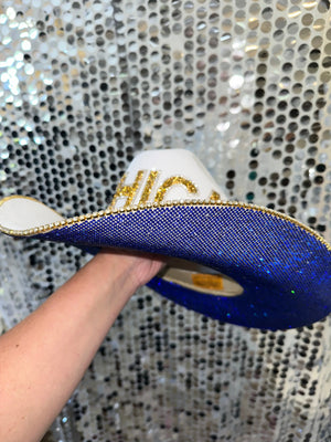 University of Michigan Hat by Rhinestone Cowgirl, Southern lifestyle apparel detail photo 3
