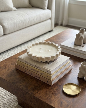 Fluted Candle Bowl by Believe Candle, scented candle detail photo 5