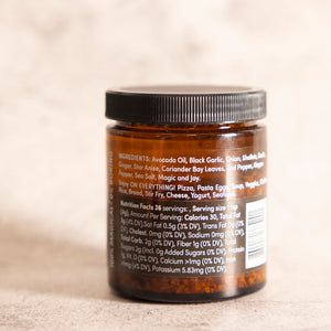 Spice Witch Black Garlic Chili Crisp pantry condiment