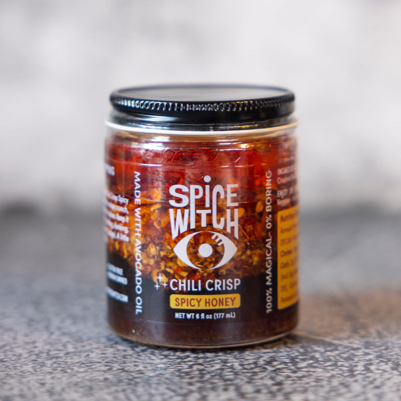 Spice Witch Spicy Honey Chili Crisp with avocado oil