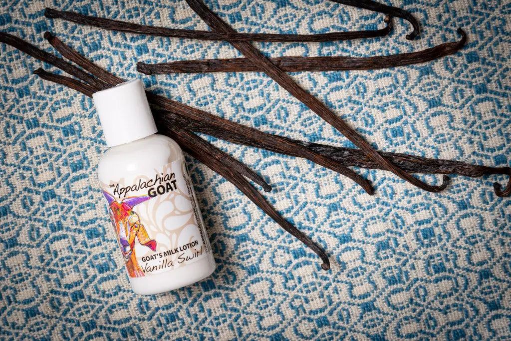 Vanilla Goats Milk Lotion by Essential Journeys, natural skincare detail photo 5