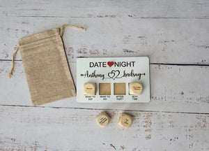 Valentines Gift, Couples date decision dice-Personalized Valentines Gift- Date night by EverLee Creations, party games detail photo 6