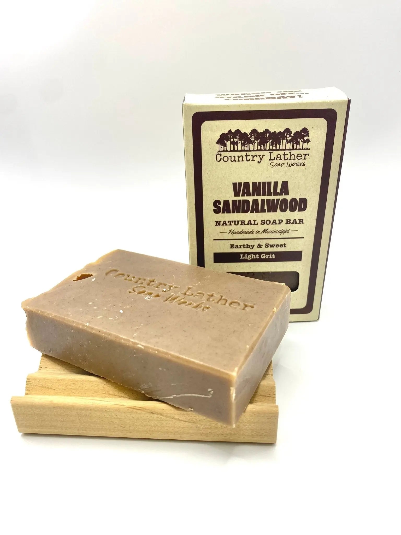 Vanilla Sandalwood soap bar by Country Lather Soap Works