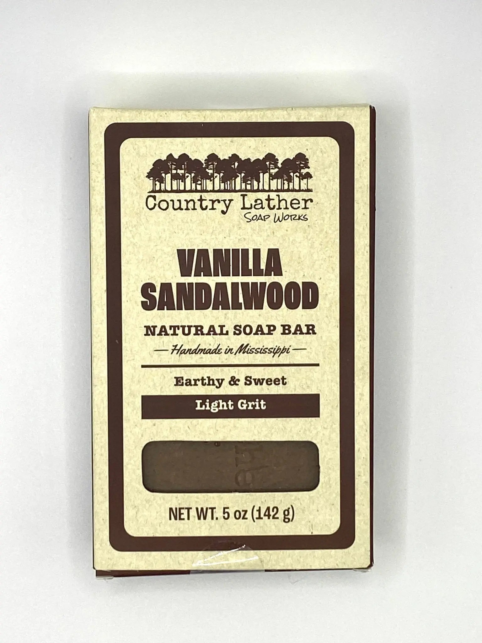 Vanilla Sandalwood handmade Southern soap bar