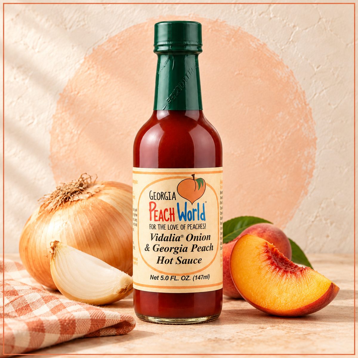 Vidalia Onion & Georgia Peach Hot Sauce