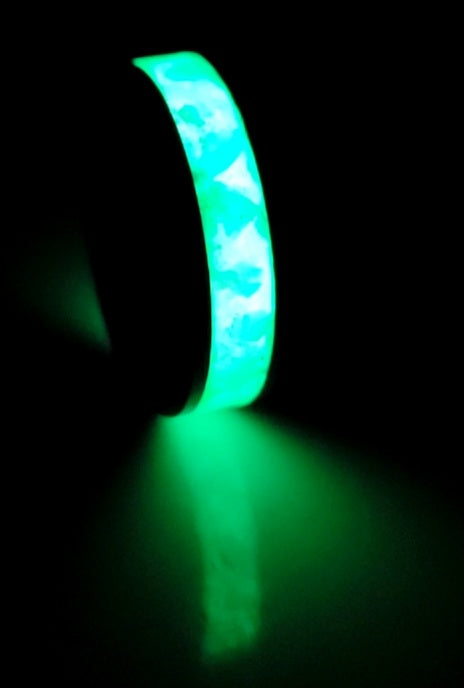Yoda's Wedding Band by Cotton Street Art Company, handmade ring detail photo 2