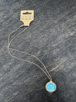 Vintage Kitty Necklace | Cottagecore Cat Jewelry Gift by Mushroom Lady Co, handmade jewelry detail photo 2