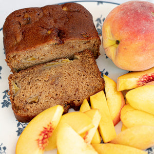 Virginia Peach Cobbler Cake