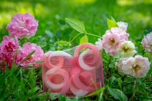 Wandering Rose Soap Slice 5.5 Oz. by Essential Journeys, handmade jewelry detail photo 4