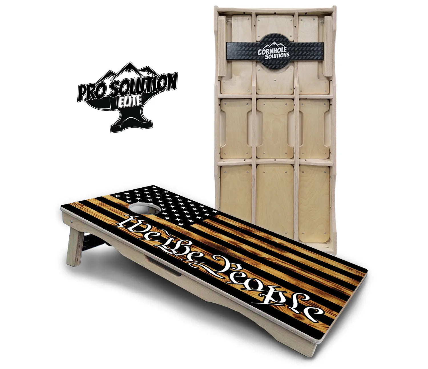 We The People USA Flag Cornhole Boards - Pro Solution Elite Series Cornhole Solutions