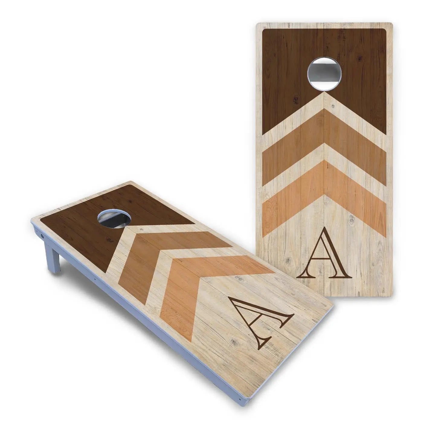 Wedding Arrows Cornhole Boards - All Weather Series - Natural Cornhole Solutions