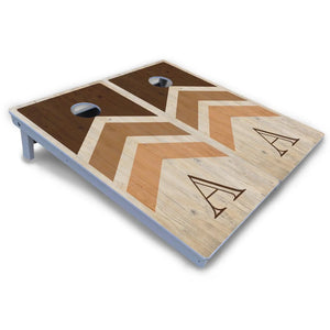 Wedding Arrows Cornhole Boards - All Weather Series - Natural by Cornhole Solutions, custom cornhole board detail photo 3