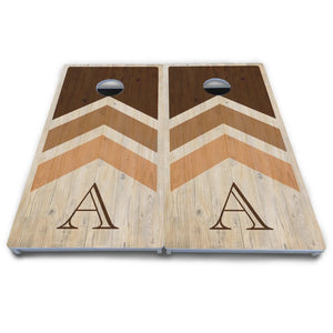 Wedding Arrows Cornhole Boards - All Weather Series - Natural by Cornhole Solutions, custom cornhole board detail photo 5