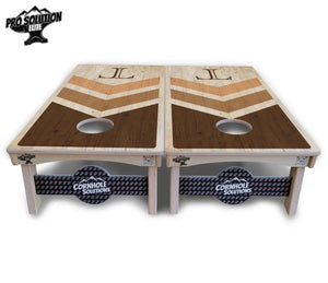 Wedding Arrows Cornhole Boards - Pro Solution Elite Series - Natural by Cornhole Solutions, custom cornhole board detail photo 3