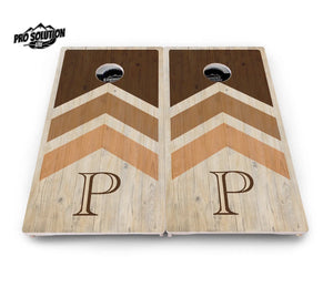 Wedding Arrows Cornhole Boards - Pro Solution Lite Series - Natural by Cornhole Solutions, custom cornhole board detail photo 2