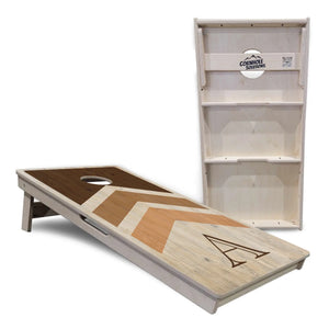 Wedding Arrows Cornhole Boards - Professional Tournament Series - Natural by Cornhole Solutions, custom cornhole board detail photo 4