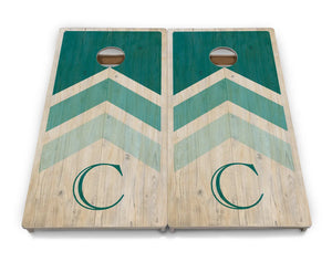 Wedding Arrows Cornhole Boards - Professional Tournament Series - Teal by Cornhole Solutions, Southern food gift detail photo 2
