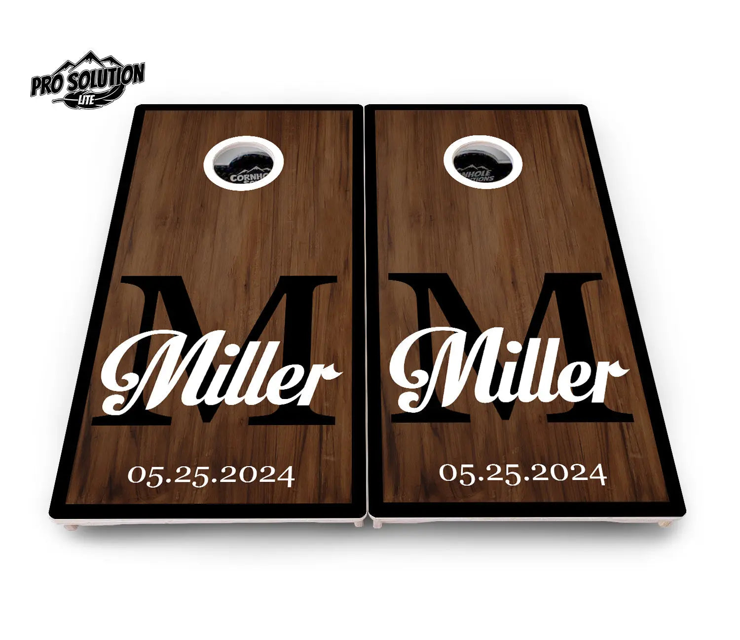 Wedding Name Letter Cornhole Boards - Pro Solution Lite Series by Cornhole Solutions, custom cornhole board detail photo 3