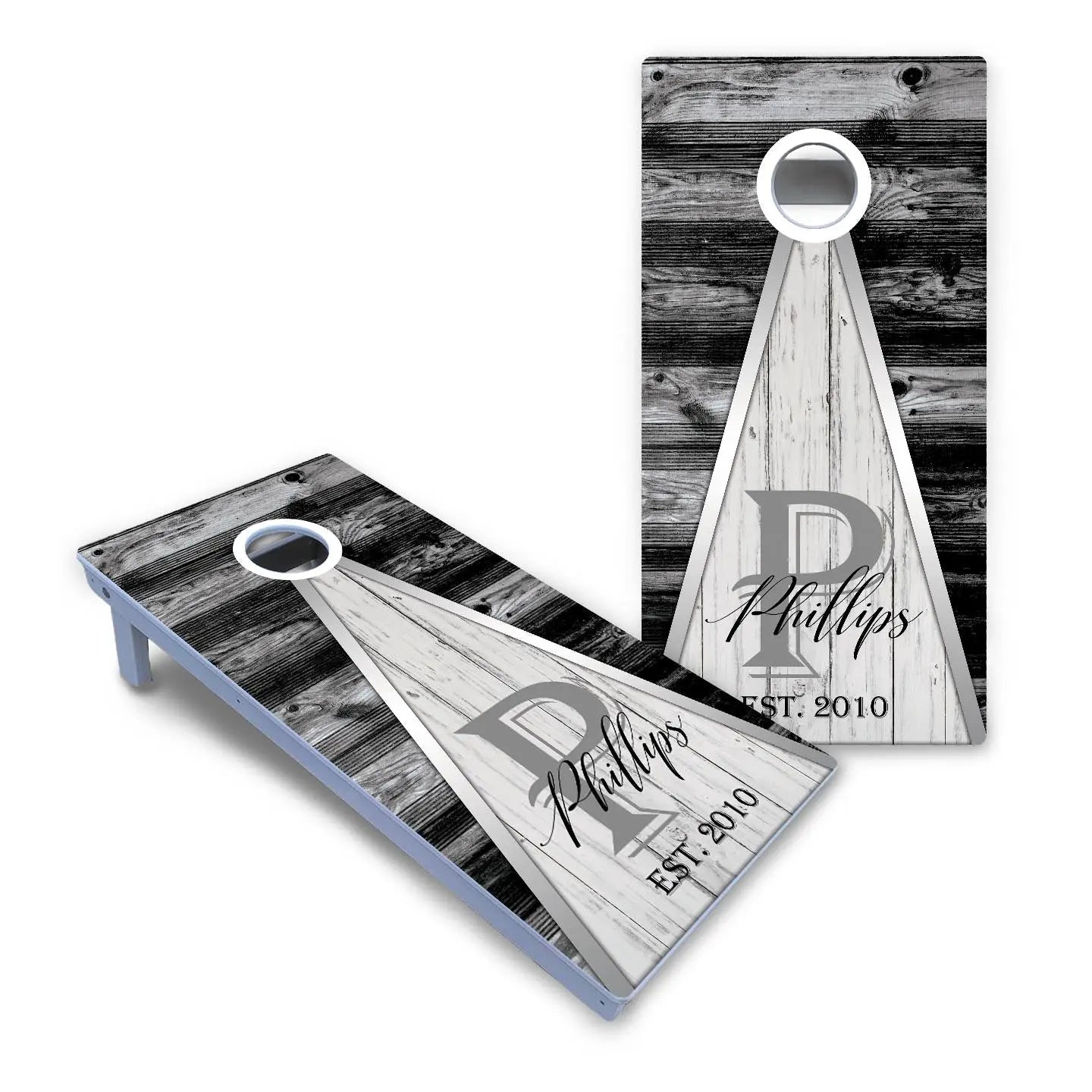 Wedding Triangle Cornhole Boards - All Weather Series Cornhole Solutions