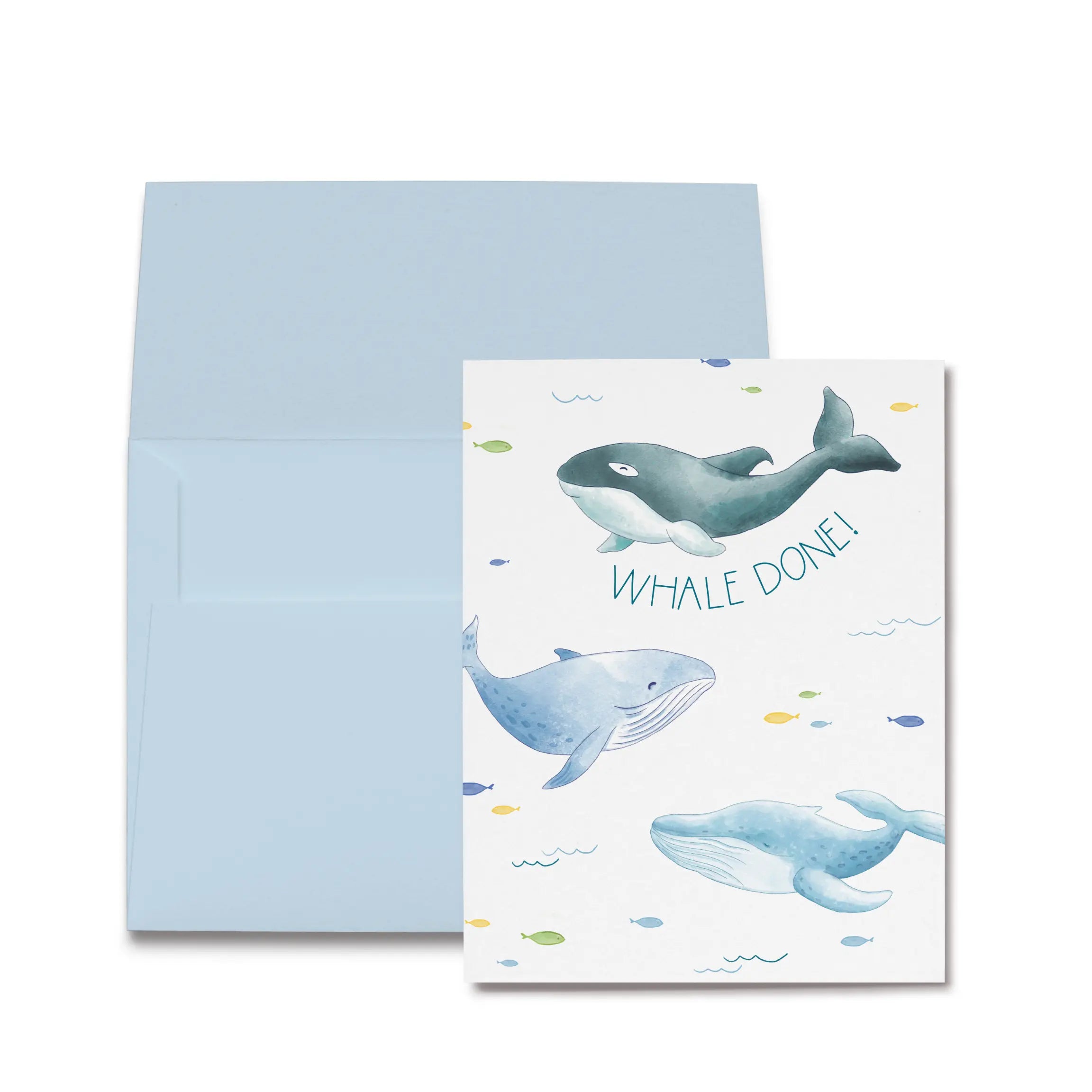 Whale Done Folded Card Nola Tawk