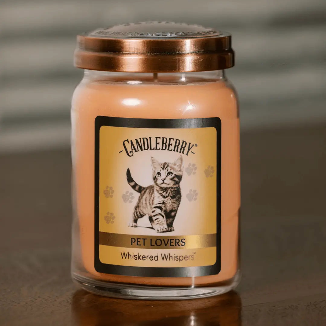 Whiskered Whispers™ - Large Jar Candle (Collective) by The Candleberry® Candle Company, scented candle detail photo 3