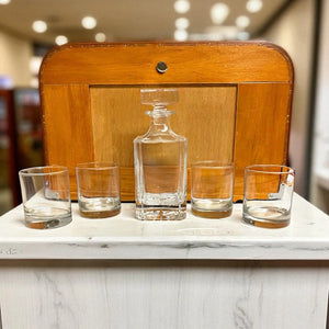 Whiskey/ Bourbon Decanter with 2 glasses (Free Customization) 750 ml by Jayman’s Creations, decanters detail photo 5
