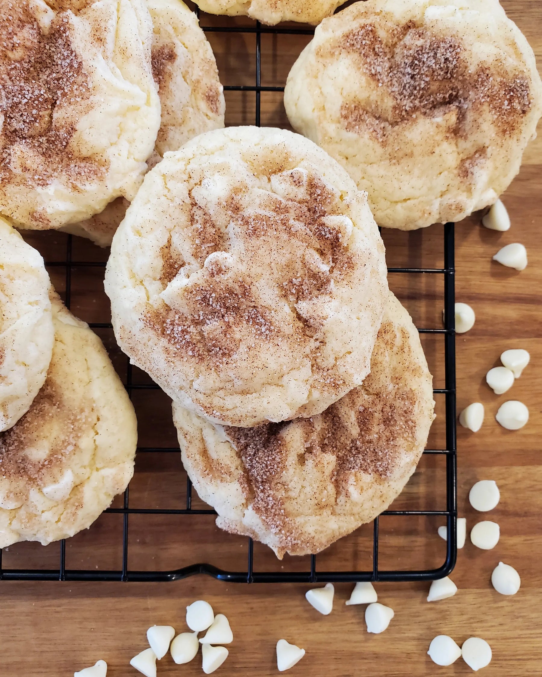 White Chocolate Snickerdoodle Cookie Dozen by Let's Get Baked Artisan Desserts, Southern food gift main product photo