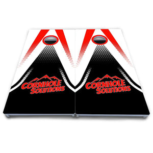 White Jersey Cornhole Boards - All Weather Series by Cornhole Solutions, custom cornhole board detail photo 3