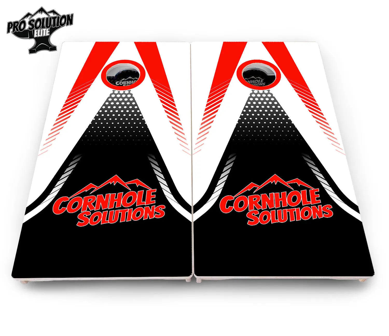 White Jersey Cornhole Boards - Pro Solution Elite Series by Cornhole Solutions, custom cornhole board detail photo 5