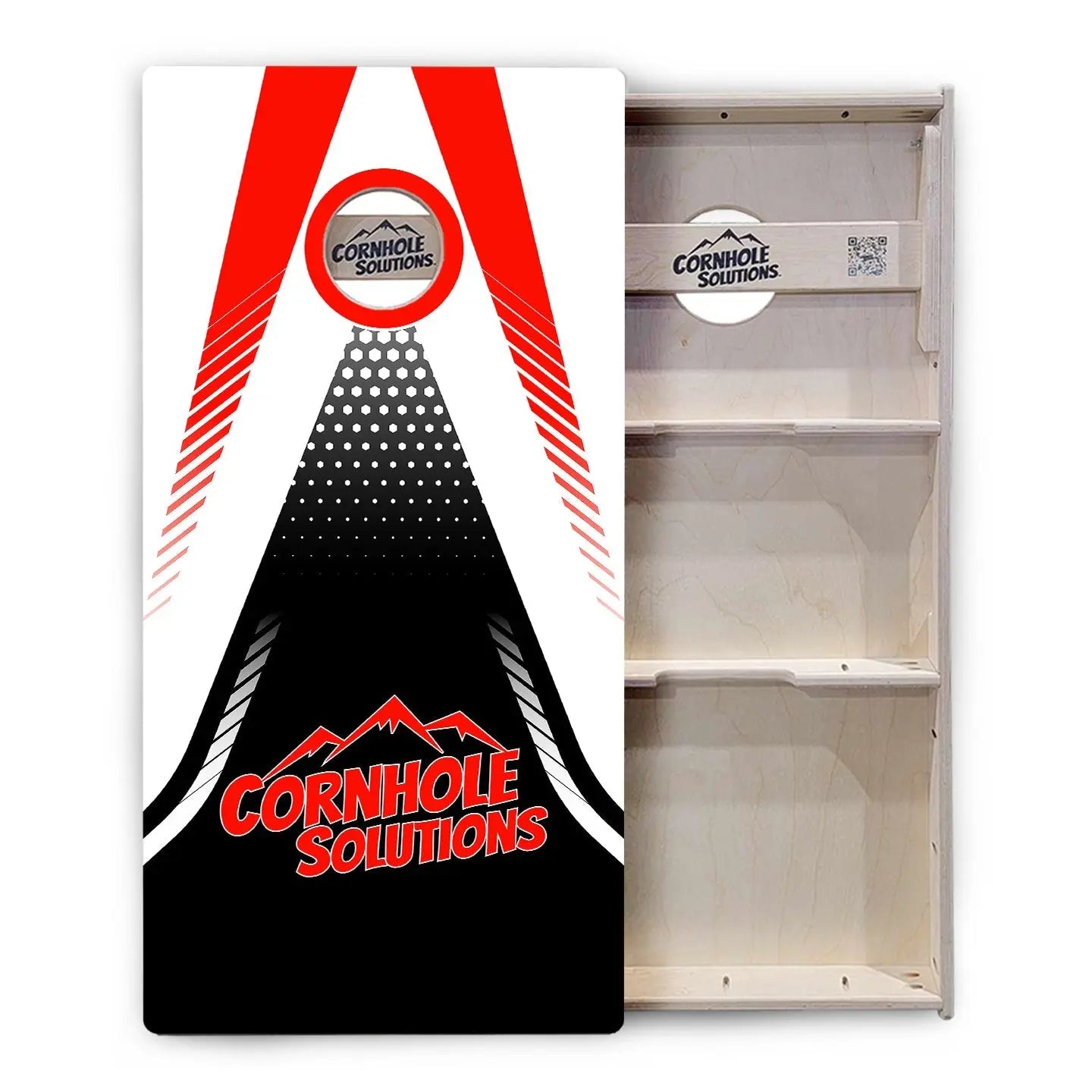 White Jersey Cornhole Boards - Professional Tournament Series by Cornhole Solutions, custom cornhole board detail photo 3