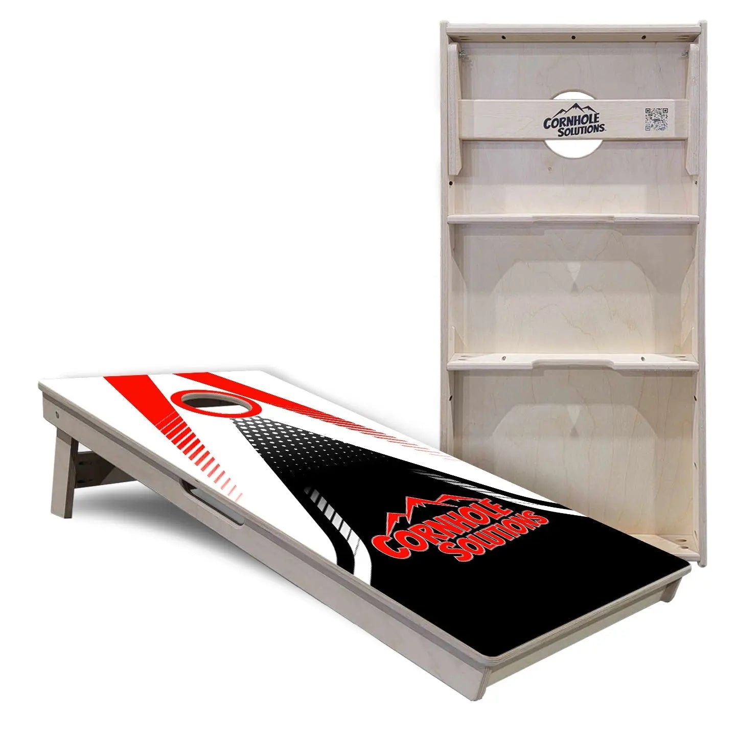 White Jersey Cornhole Boards - Professional Tournament Series by Cornhole Solutions, custom cornhole board detail photo 4