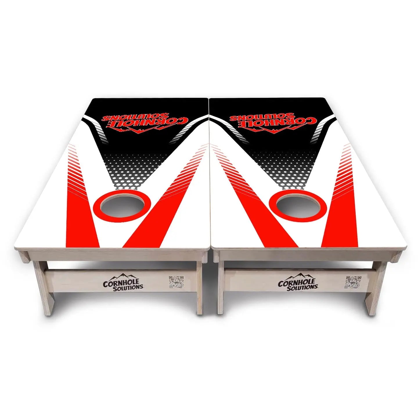 White Jersey Cornhole Boards - Professional Tournament Series by Cornhole Solutions, custom cornhole board detail photo 5